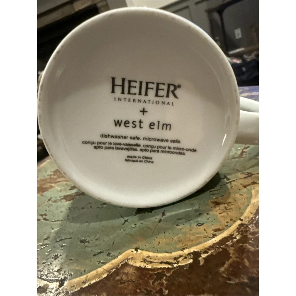Heifer International West Elm Coffee Cup Set Of 2 Cups